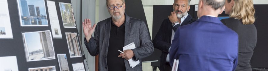 Meeting of the Jury members to select the winners out of 50 nominated projects on June 12th, 2017 people group, Jury members: Anne Kaestle, Duplex Architekten, Germany Jonathan Sergison, Sergison Bates architects, UK Marc Mimram, Marc Mimram Architecture, France Stephan Ferenczy, BEHF Corporate Architects, Austria Vladimir Arsene, Westfourth Architecture, Romania, Photo: Uwe Strasser