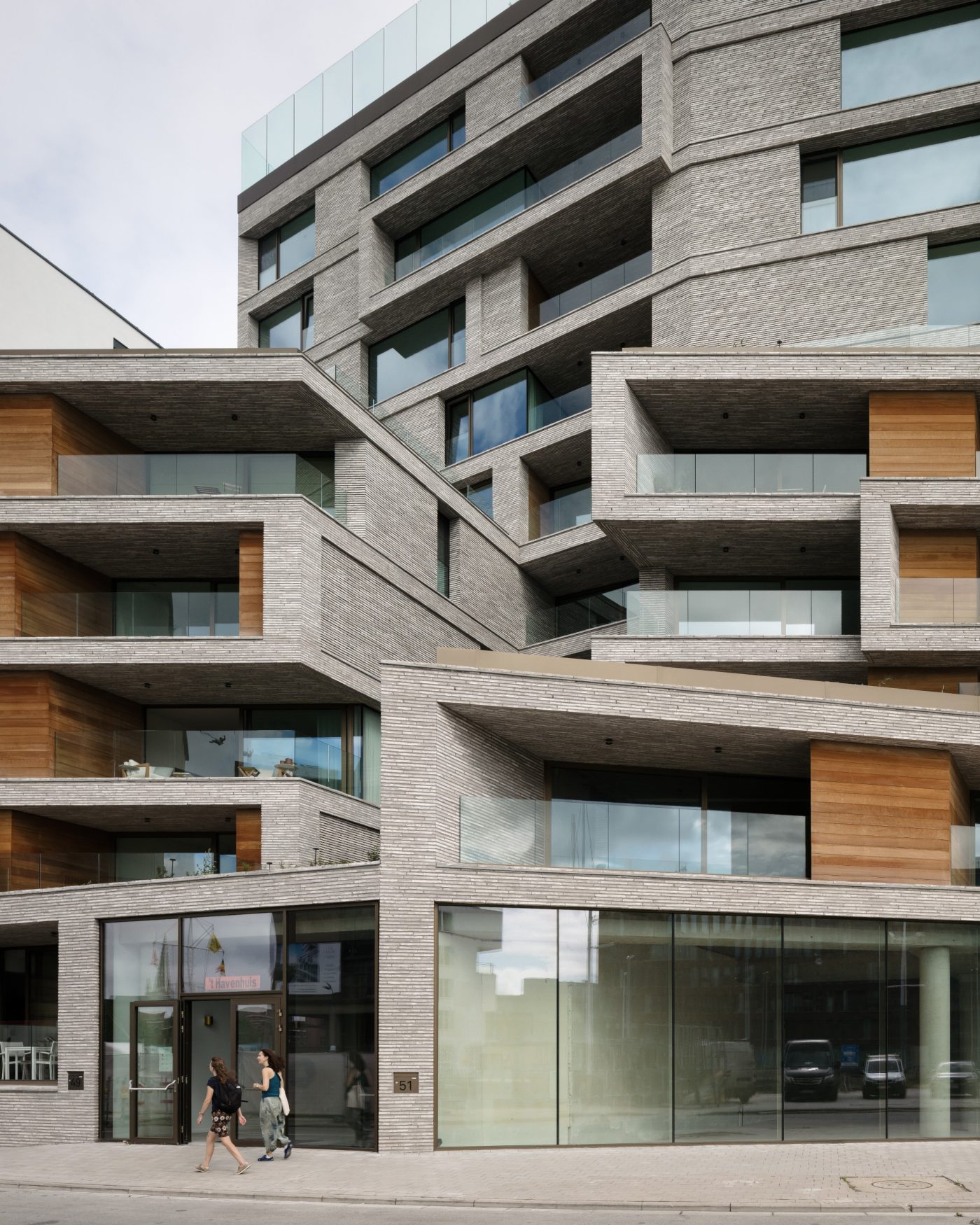 Sky One. Brick Award 22 Category "Living together". a2o architecten. Outside view