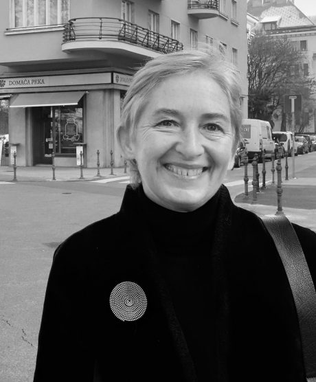 Brick Award 26 Pre-Jury Member Spela Kuhar with background