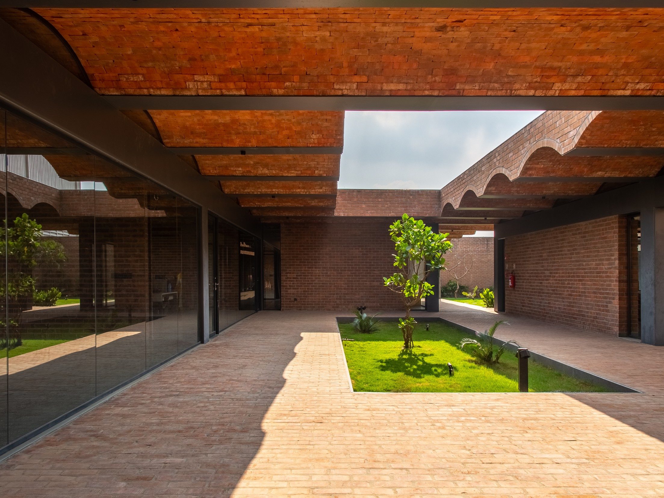 Brick Award 26 Nominee Metallic Bellows Factory Office - KSM Architecture
