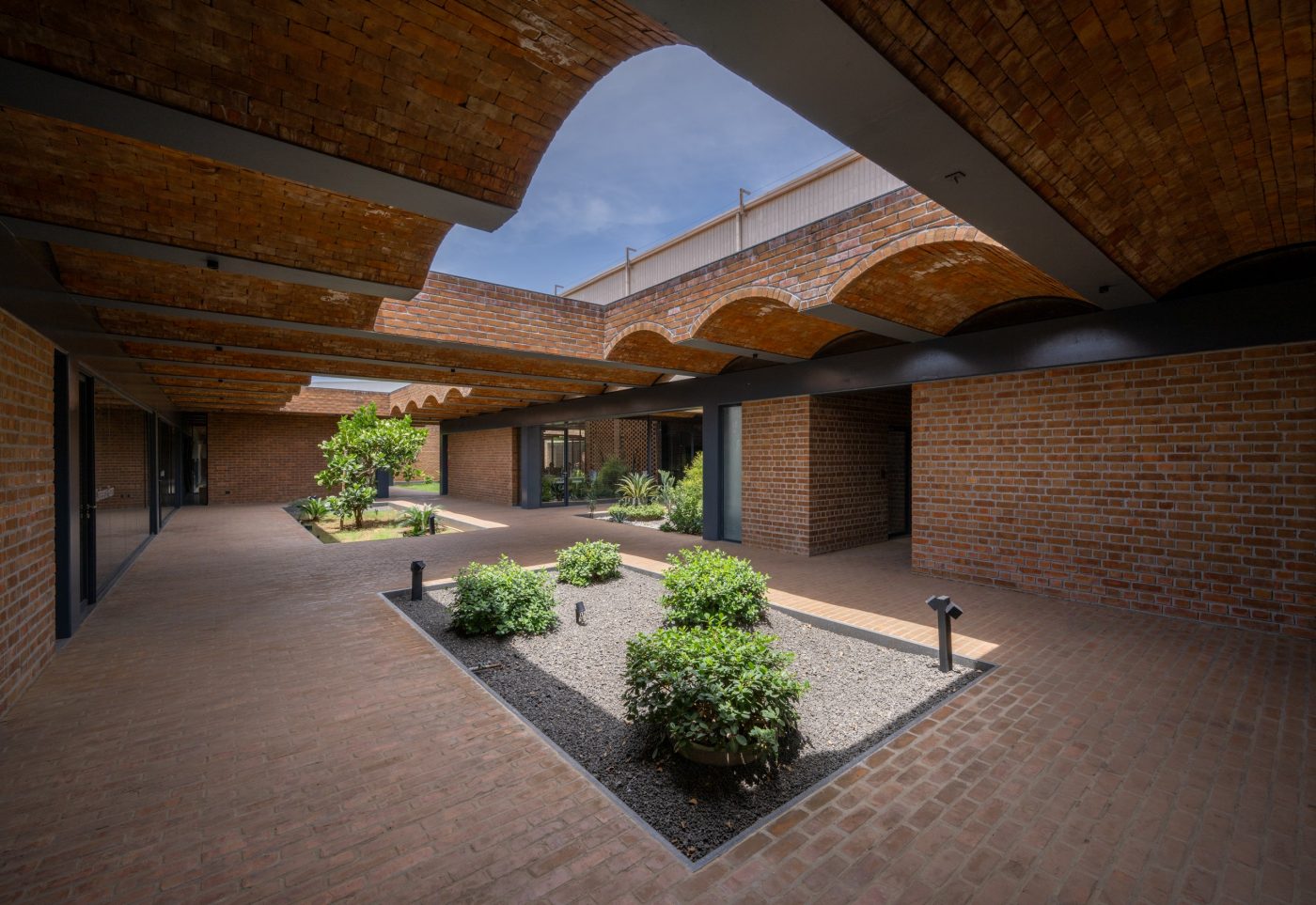 Brick Award 26 Nominee Metallic Bellows Factory Office - KSM Architecture