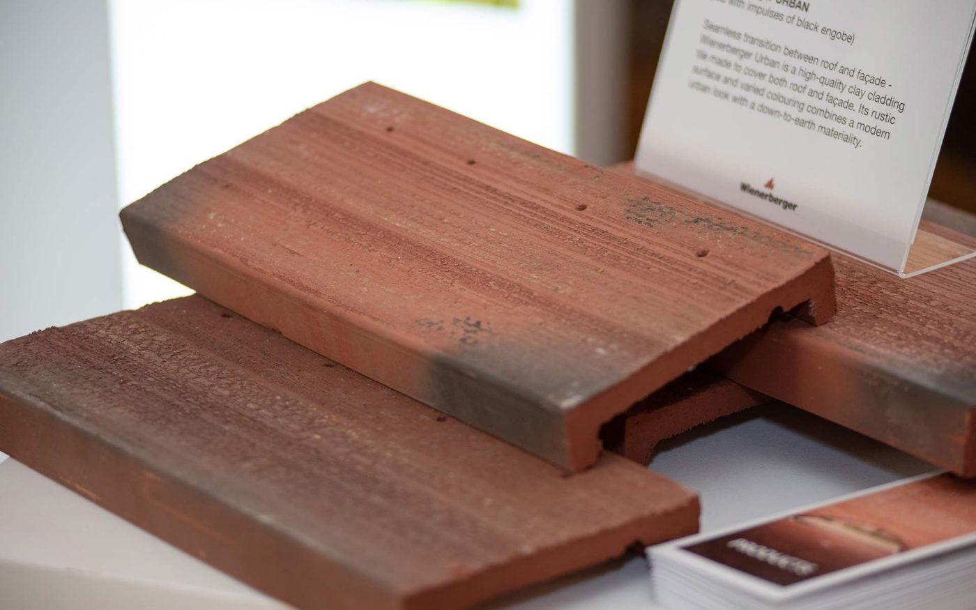 Products presented at the Brick Award 18 Event, Wienerberger Urban, Photo: Uwe Strasser