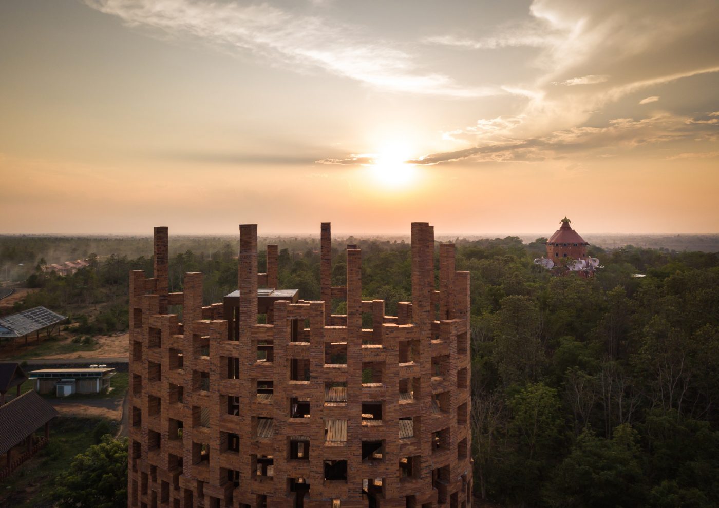 Elephant World. Brick Award 22 Category "Building outside the box". Bangkok Project Studio. View from above