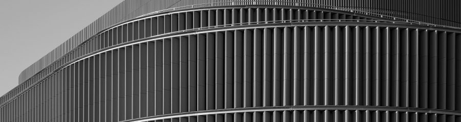 Vartan Bioenergy CHP Plant black and white with ceramic facade panels; Brick Award 2018 Category Winner "Building Outside the Box"; U.D. Urban Design AB/SE & Gottlieb Paludan; Photo: Robin Hayes