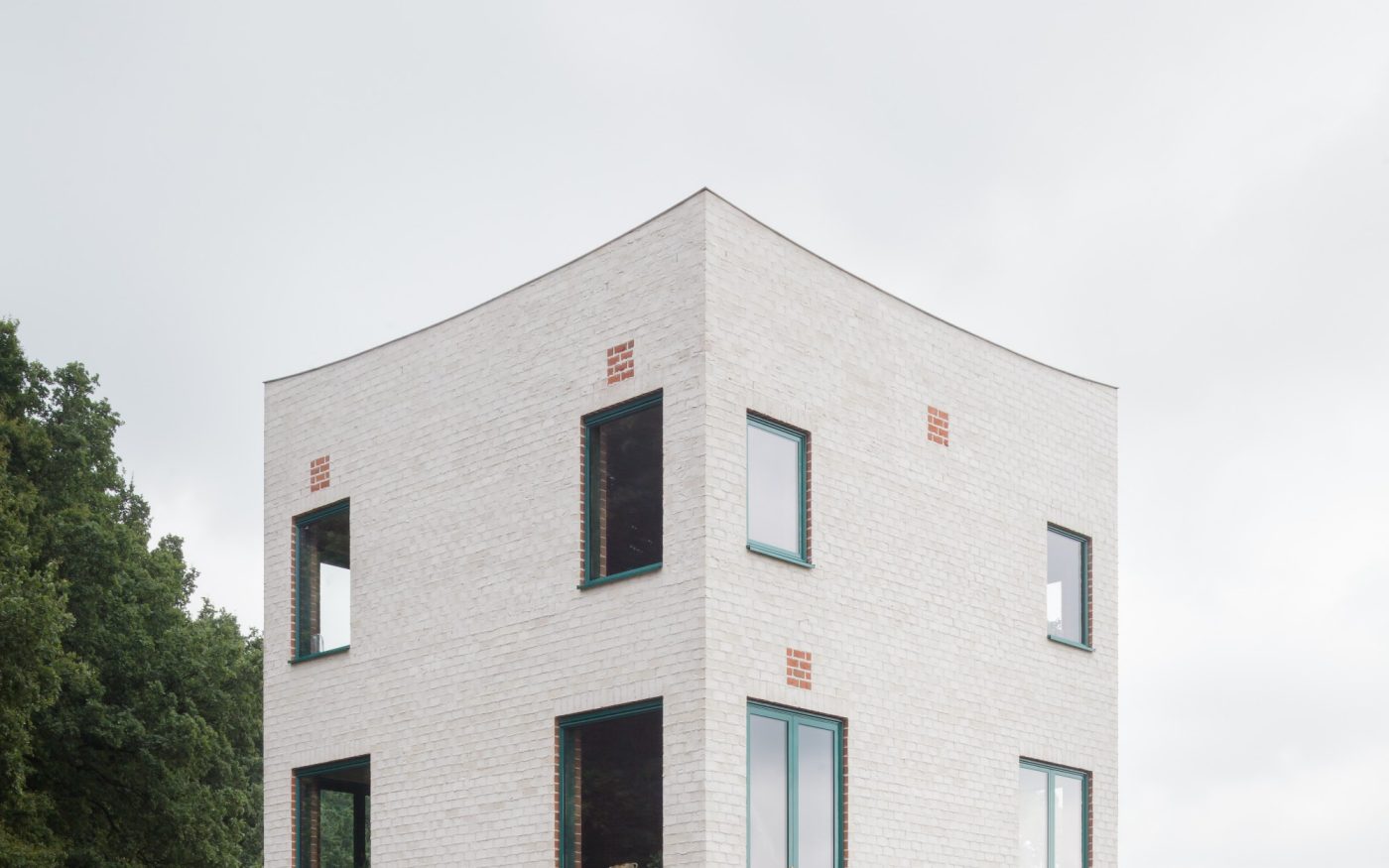 Atlas House, single-family house with facing bricks, Brick Award 2018 Winner Categoy "Feeling at home", Monadnok, Photo: Stijn Bollaert