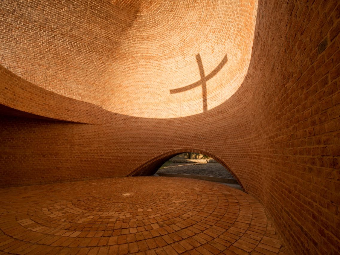 Chapel building "San Bernardo" in La Playosa/Argentinia