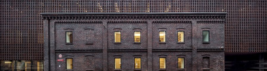 University of Silesia Faculty of Radio and Television; Brick Award 2020 Category "Sharing Public Spaces"; Architects: BAAS Arquitectura, Grupa 5 artchitekci, Maleccy biuro, Photo: Adrià Goula