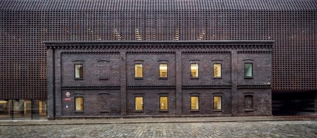 University of Silesia Faculty of Radio and Television; Brick Award 2020 Category "Sharing Public Spaces"; Architects: BAAS Arquitectura, Grupa 5 artchitekci, Maleccy biuro, Photo:  Adrià Goula