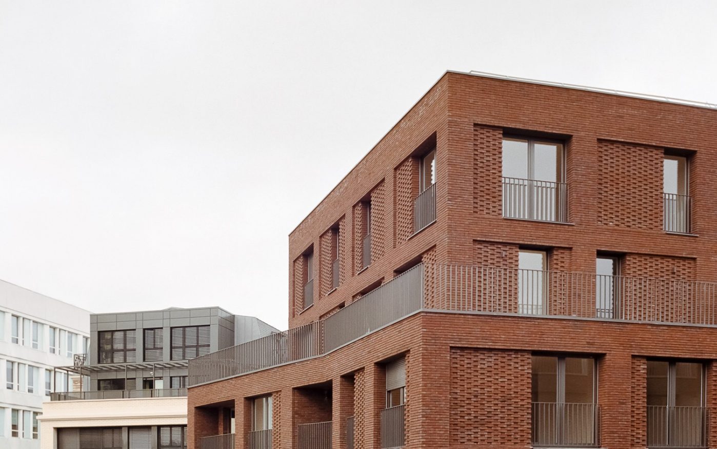 88 housing units Pantin, Brick Award 22 Category "Living together", Architects: Avenier Cornejo Architects, view from outside