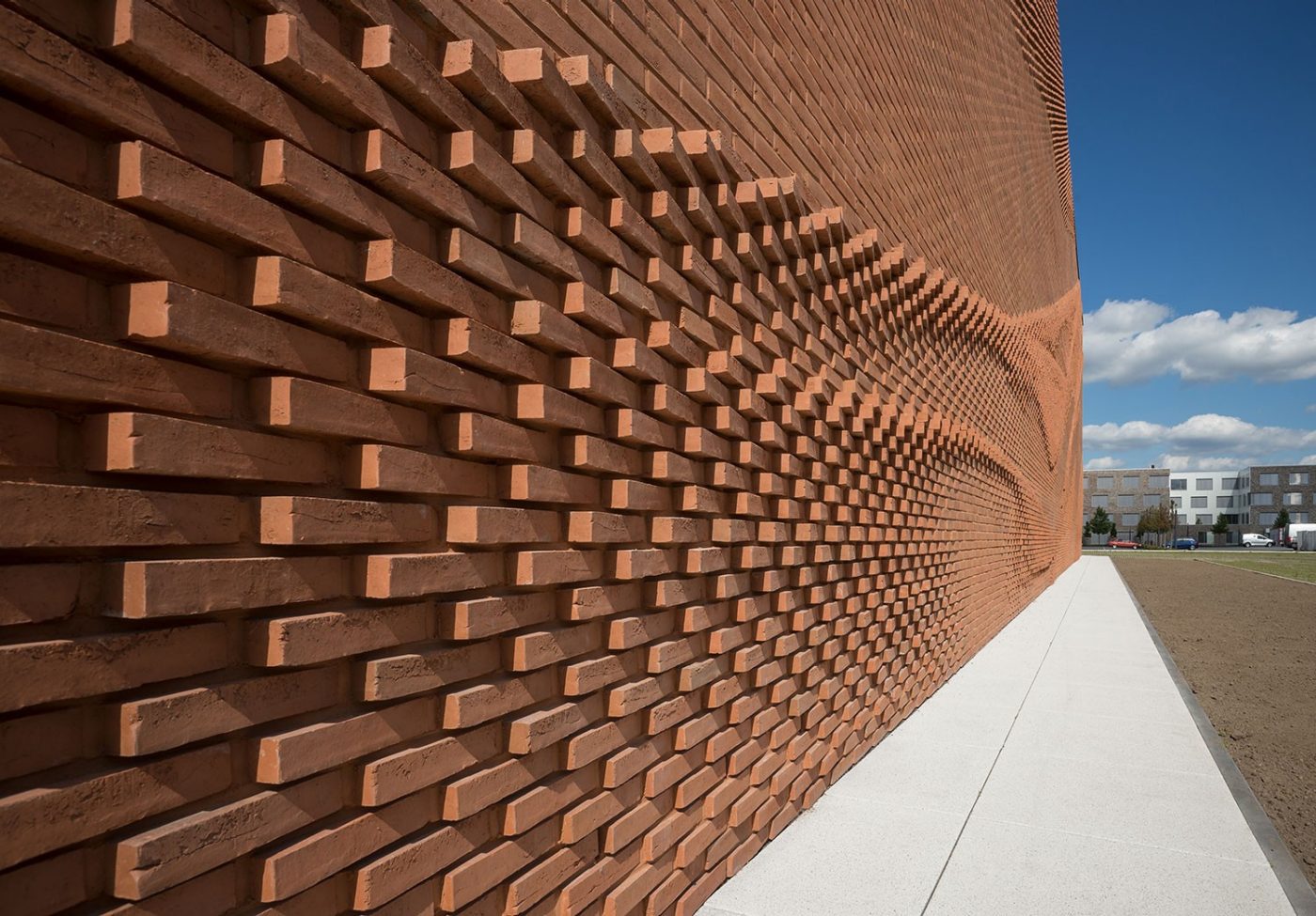 New Administration Building Textilverband Munster; Brick Award 2020 Category "Building Outside The Box"; Architects: behet bondzio lin architekten GbmH; Photo:  Thomas Wrede VG Bild-Kunst Bonn