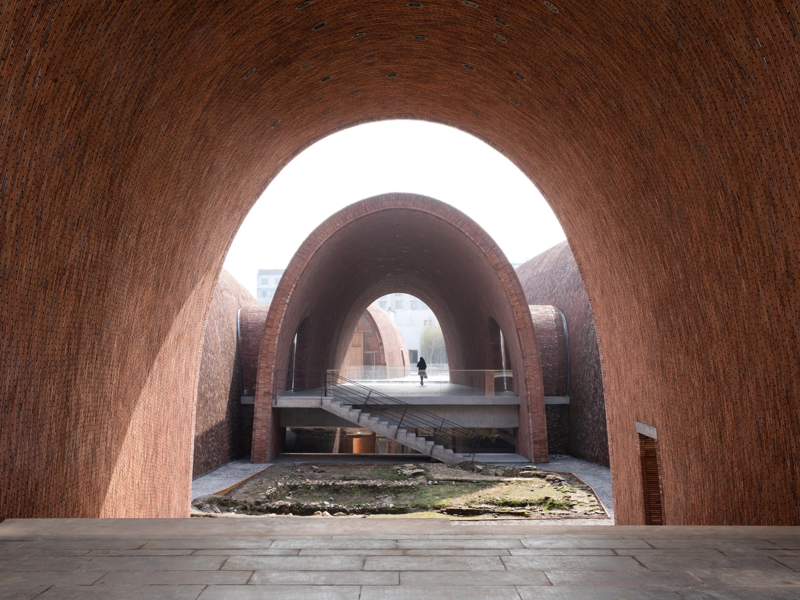 Jingdezhen Imperial Kiln Museum. Brick Award 22 Category "Sharing public spaces". Studio Zhu Pei. Outside view
