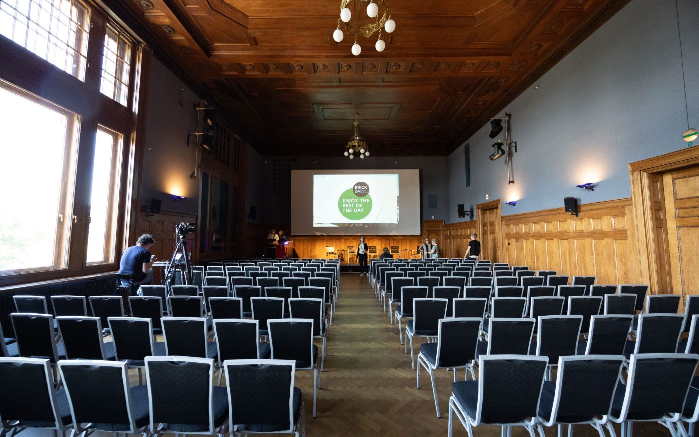 empty lecture hall