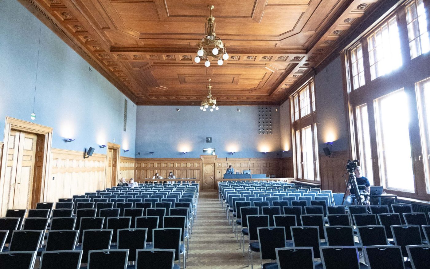 empty lecture hall