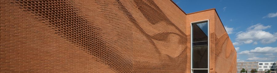 New Administration Building Textilverband Munster; Brick Award 2020 Category "Building Outside The Box"; Architects: behet bondzio lin architekten GbmH; Photo:  Thomas Wrede VG Bild-Kunst Bonn